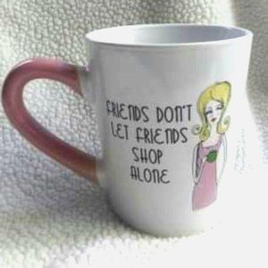 Enjoy Life coffee mug "friends shopping" brandnew